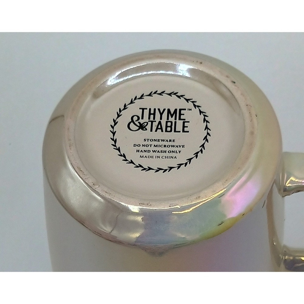 Thyme & Table Stoneware in My Coffee Era Mug, 20 fl. Oz. Pearlized - Picture 3 of 3